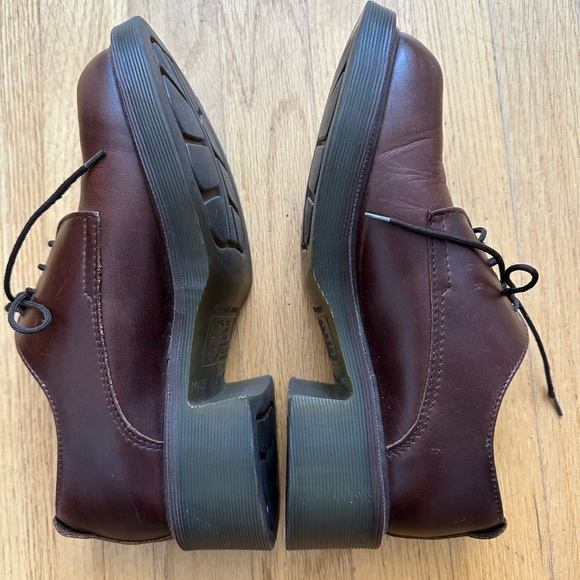Made in England Dr. Martens Style 8461 Brown Chunky Heel 70’s 80’s 90’s Now - Picture 3 of 4